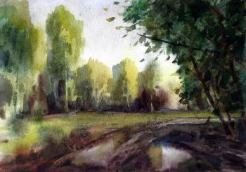 Road in the forest (The Clay). Knecht Aleksander