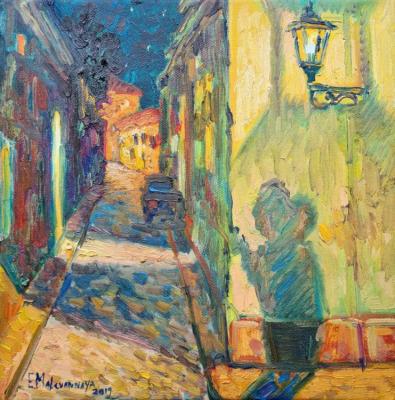 Falling shadow. Evpatoria. Belyukina Ekaterina