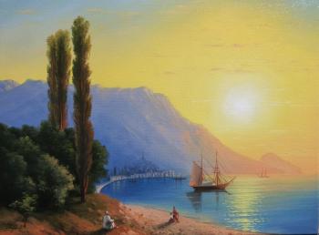 Plot by I.K.Aivazovsky. Hristolyubov Aleksandr