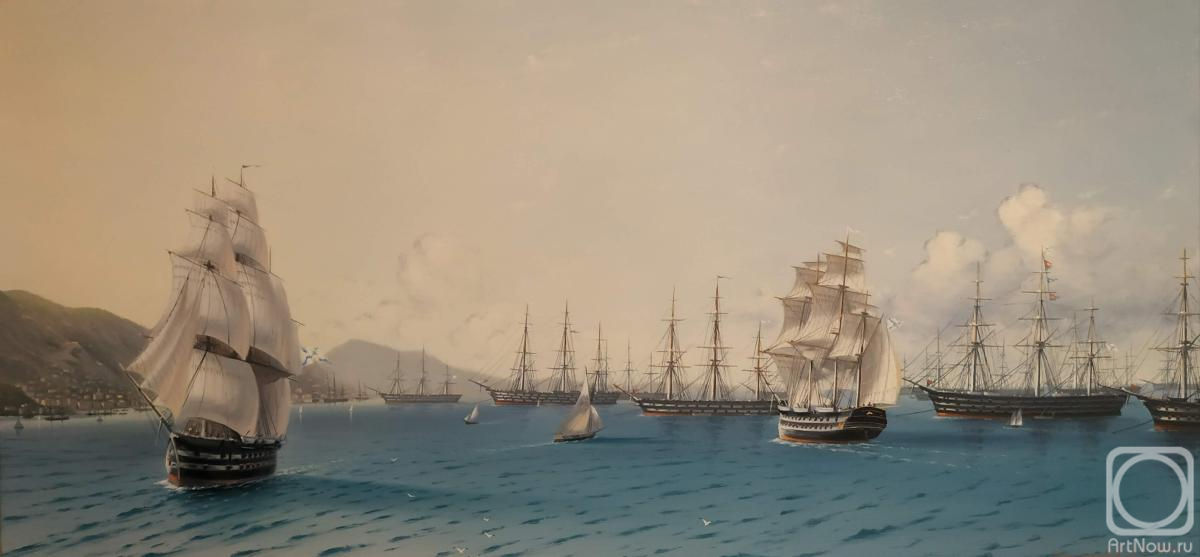 Hristolyubov Aleksandr. Plot by I.K.Aivazovsky