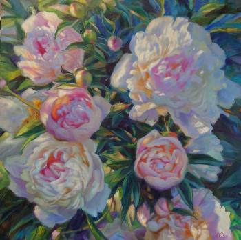 Peonies (Flower Panel). Gibet Alisa