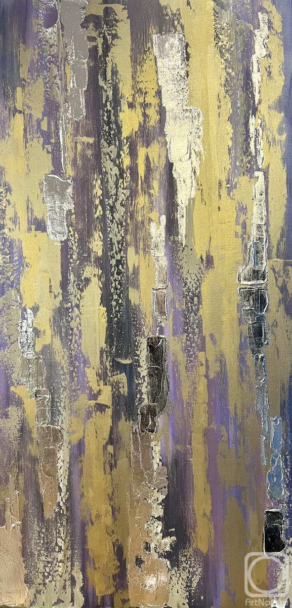 Skromova Marina. Lilac Abstraction with Gold