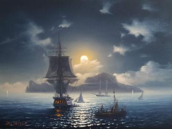 Plot by I.K.Aivazovsky. Hristolyubov Aleksandr