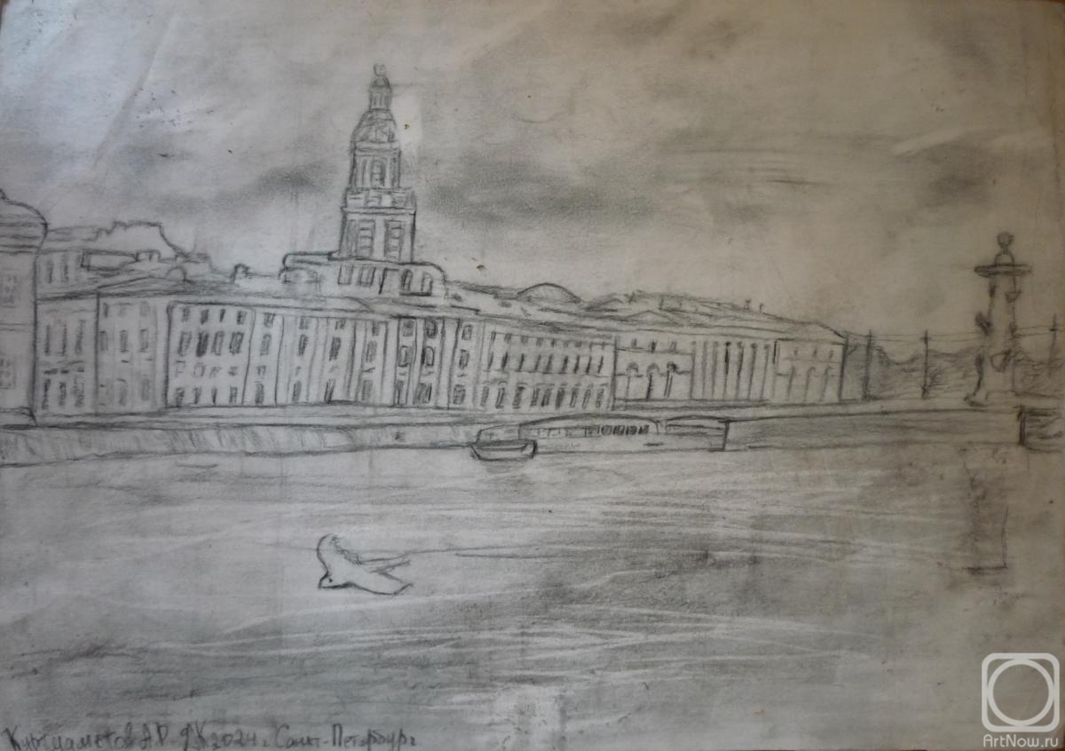 Kurtmametov Artur. Embankment on the Neva