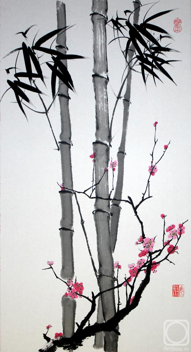 Engardo Anna. Bamboo and wild plum