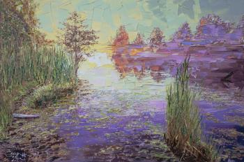 Dawn over the river. Smirnov Sergey