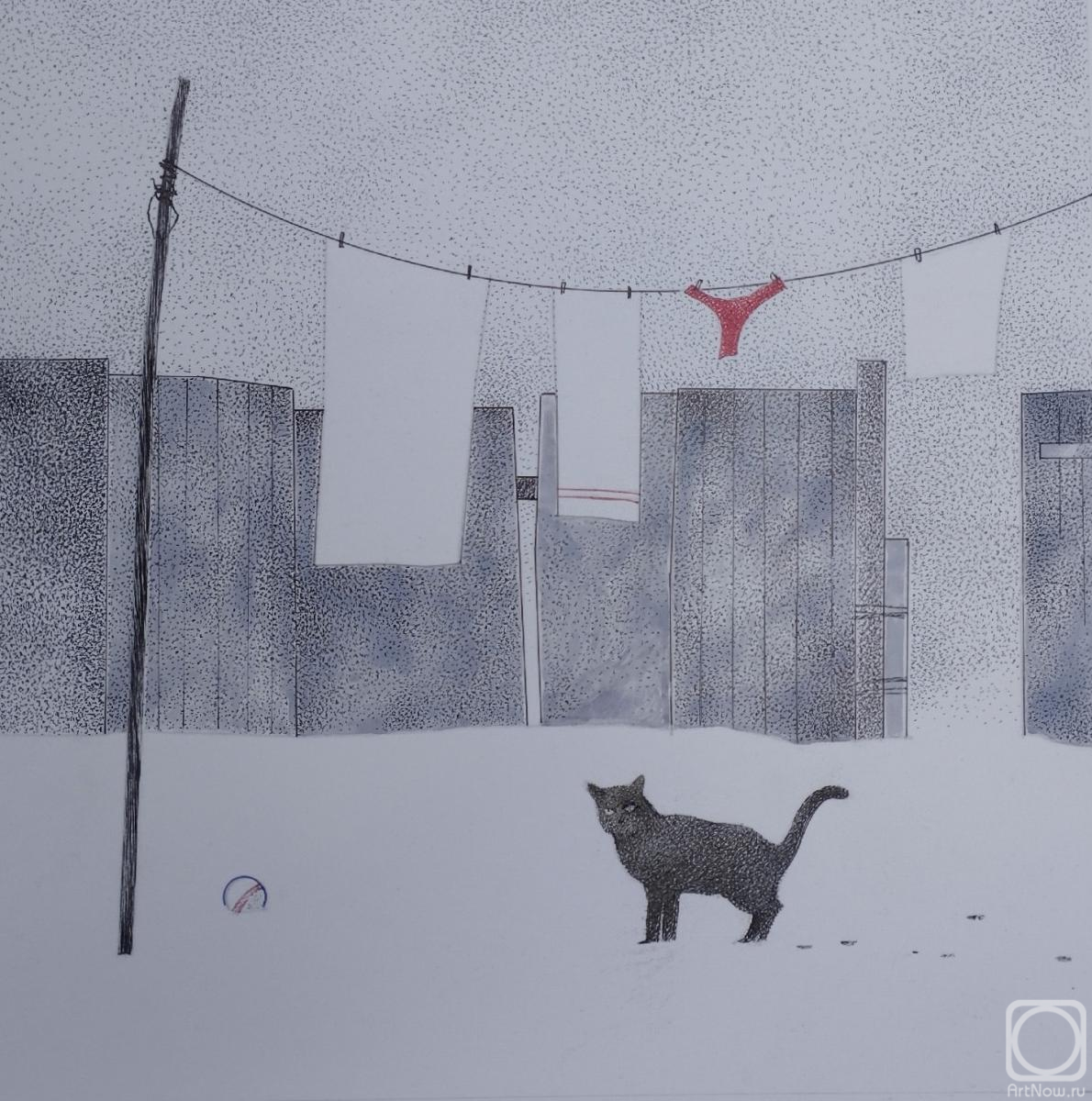 Bezugliy Oleg. Basik on a walk