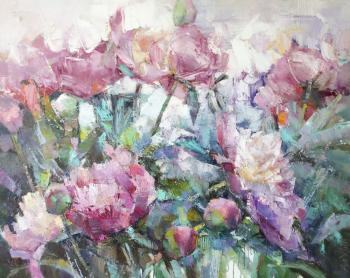 Peony violet. Alecnovich Gennady