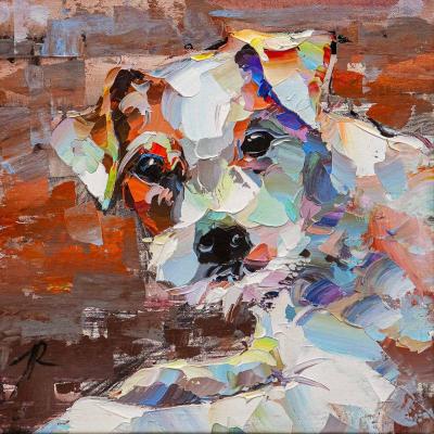 Jack Russell Terrier. Waiting for the owner. Rodries Jose