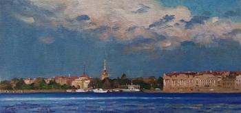 Er 1482 :: Evening on the Neva River. Ershov Vladimir