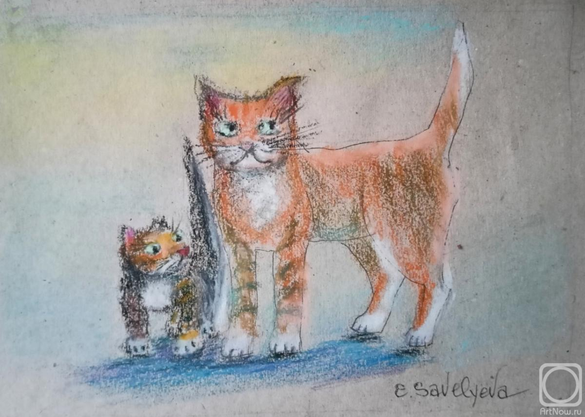 Savelyeva Elena. Walking with mom