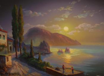 Based on the works of I.K. Aivazovsky