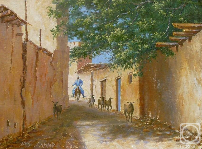 Lokotko Alexey. On the sunny side of the street. Old City of Tashkent
