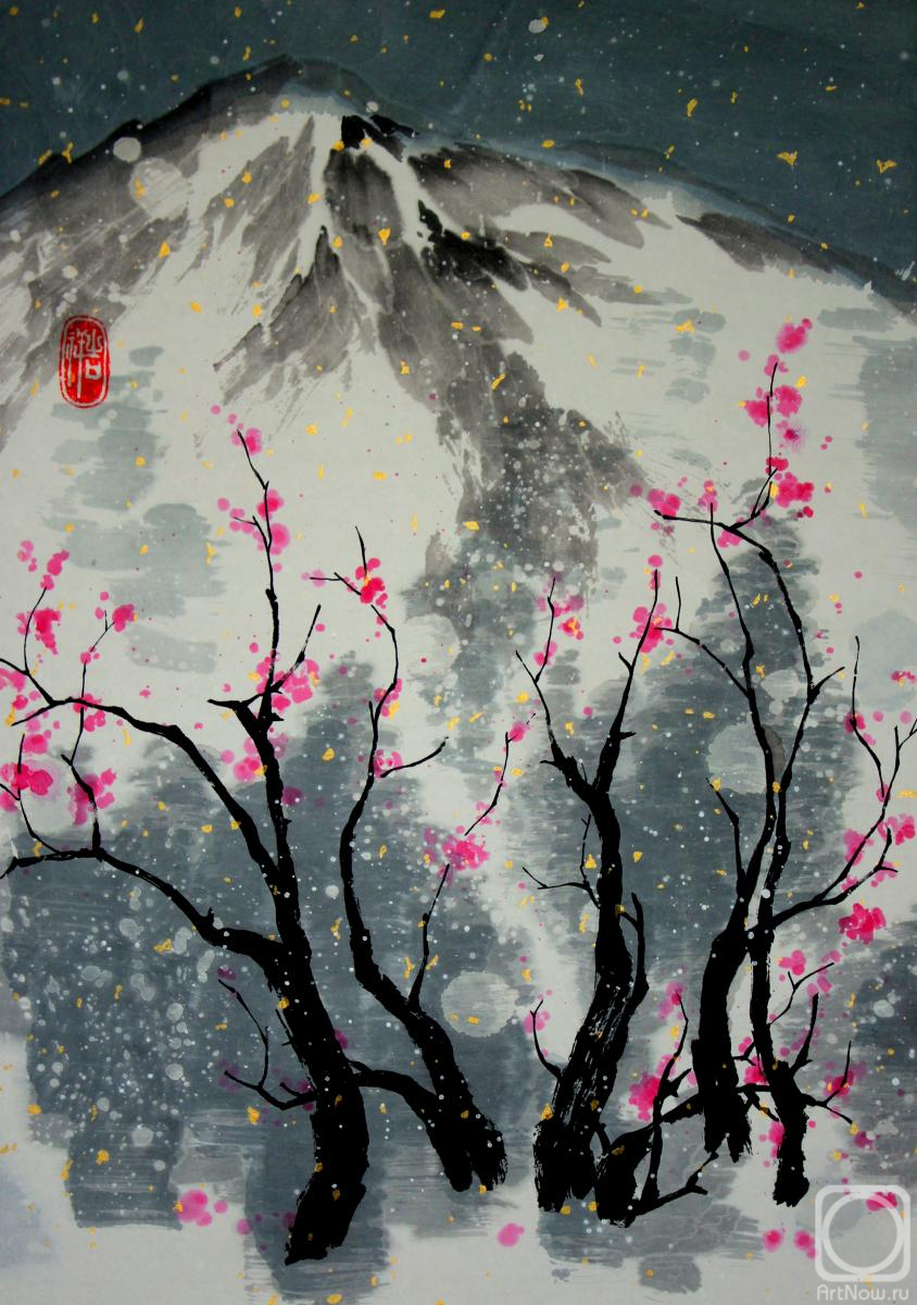 Engardo Anna. Cherry blossoms