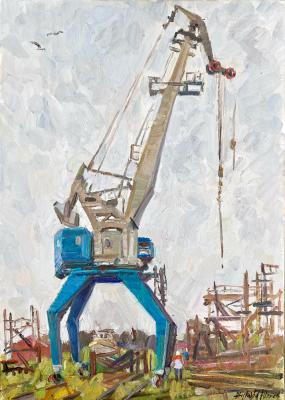 Crane portrait (Shipbuilding). Zhukova Juliya