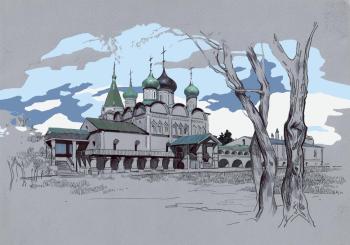 Ascension Pechersk Monastery, Nizhny Novgorod (Ascension Monastery). Aleksandrova Olga