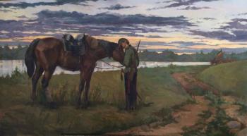 Farewell to the horse. Aleksandrova Olga