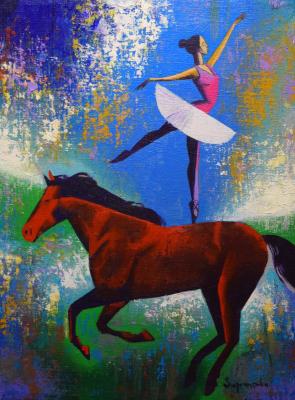 Horse & girl. Suprunenko Valeryy