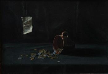 Still life with a penny