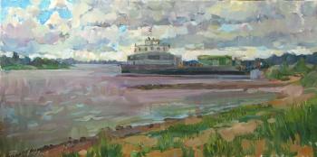 The ferry on Volga. Zhukova Juliya
