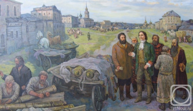 Naumkinv Viktor. Peter 1 in Tula