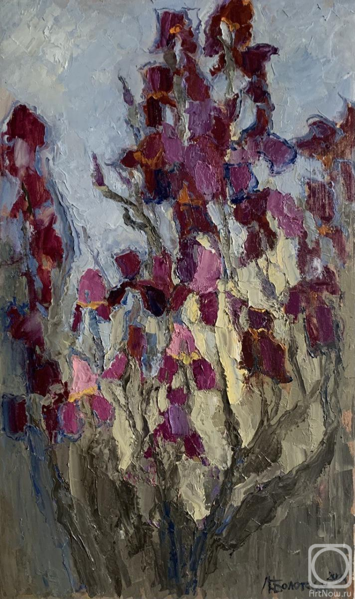 Bolotskaya Lyudmila. Whisper of irises in the garden