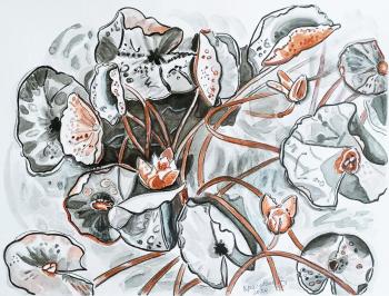Water lilies (Nymphaeum). Krasovskaya Tatyana