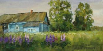 Картина «Домик окнами в поле»