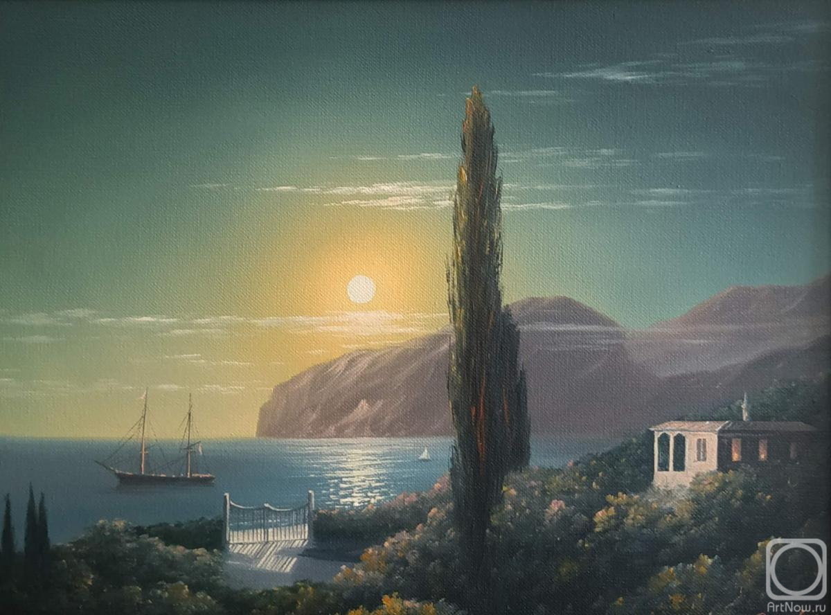 Hristolyubov Aleksandr. Plot by I.K.Aivazovsky