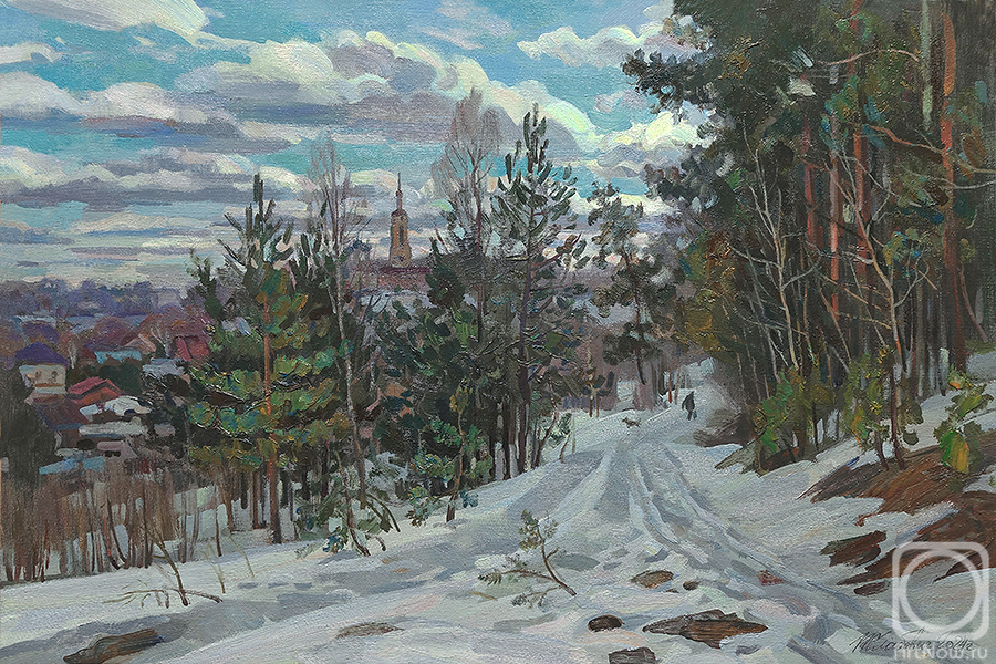 Zhlabovich Anatoly. Path near the pine forest