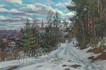 Path near the pine forest. Zhlabovich Anatoly