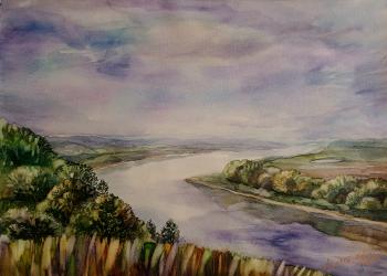 View of the Oka River from Bekhovo