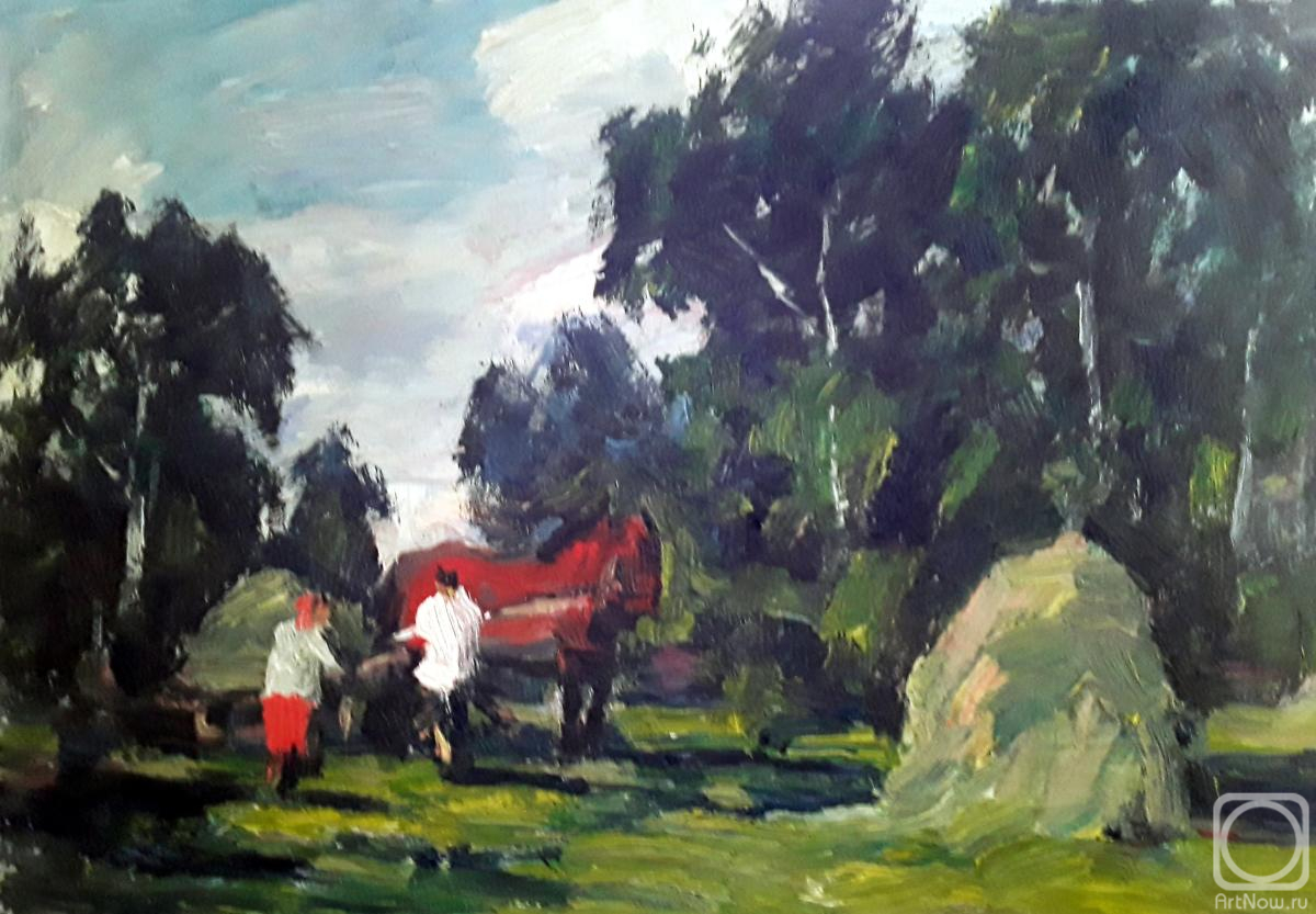 Knecht Aleksander. From the mowing