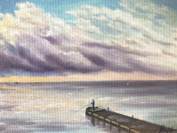 Morning at the sea. Crimea (Morning Calm). Kirilina Nadezhda