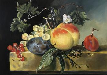 Copy of a painting by the Dutch artist Jan van Huysum. Zozoulia Maria