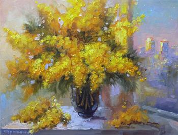 The scent of spring mimosa. Iarovoi Igor
