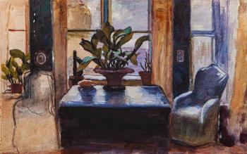 Copy of Zinaida Serebryakovas painting Terrace