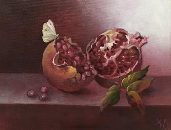 Pomegranate and butterfly (Pomegranate Seeds). Zozoulia Maria