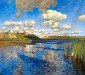 Copy of the painting Lake. Rus'"