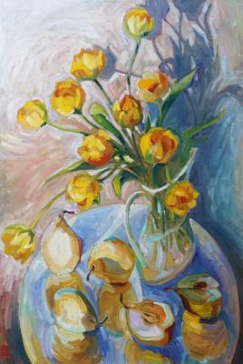 Tulips and pears. Konyaeva Olga