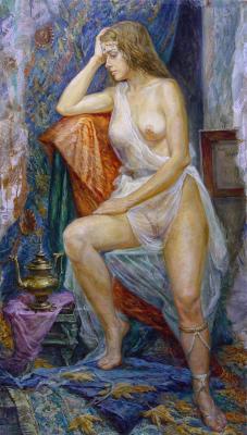 The girl in the tunic