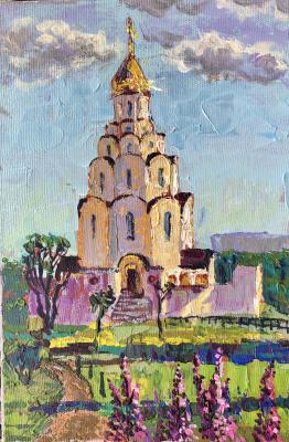 Картина «Владимировская церковь. Москва»