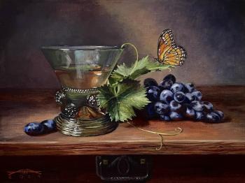 Still Life with a Butterfly. Akimova Margarita