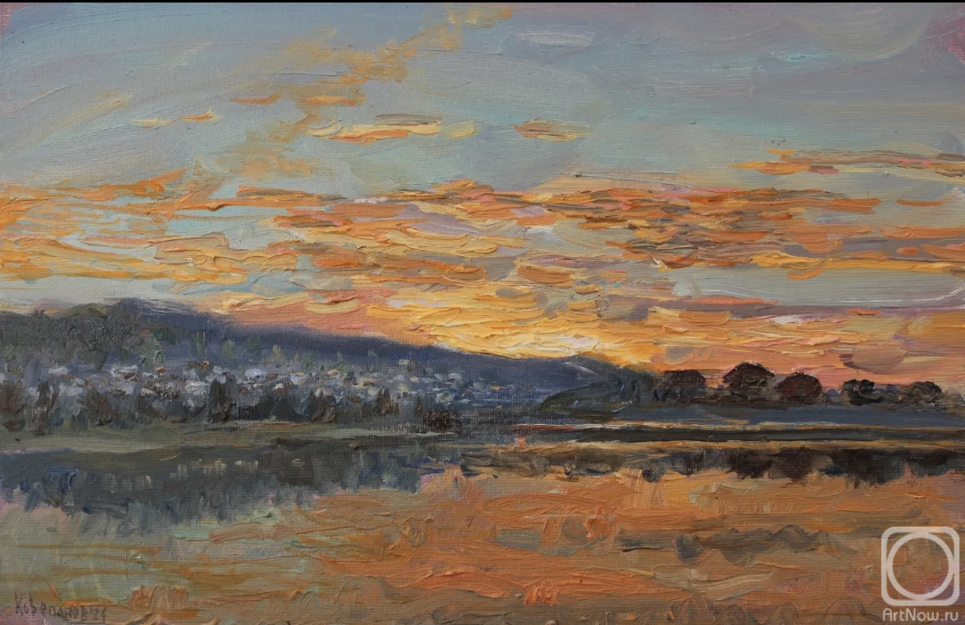 Korepanov Alexander. June sunset in Upper Sergi