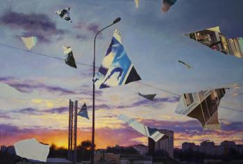 Summer evening in the city. Ryzhov Dmitriy