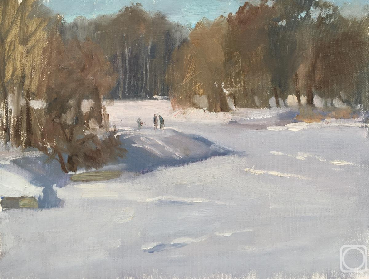 Busygina Natalya. Frosty day