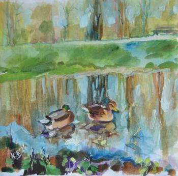 April Ducks. Efimova Ulya