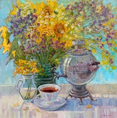 Over a cup of fragrant tea. Sivunova Julia