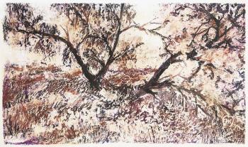 On a hot afternoon (Author Technique). Kambarova Irina