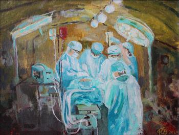 On the front line. Grebneva Yuliya